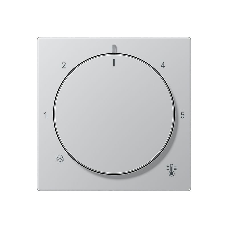 Jung - Enjoliveur de finition pour thermostat / A500 Aluminium