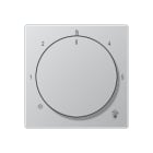 Jung - Enjoliveur de finition pour thermostat / A500 Aluminium