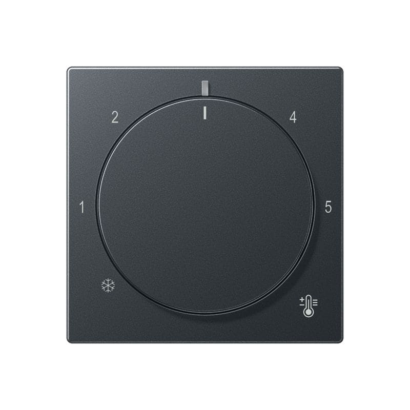 Jung - Enjoliveur de finition pour thermostat / A500 Anthracite