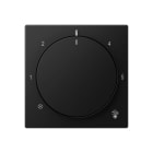 Jung - Enjoliveur de finition pour thermostat / A500 Noir Mat