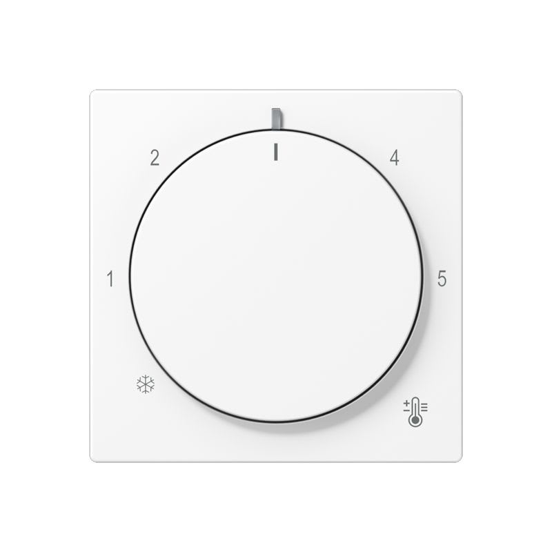 Jung - Enjoliveur de finition pour thermostat / A500 Blanc Mat