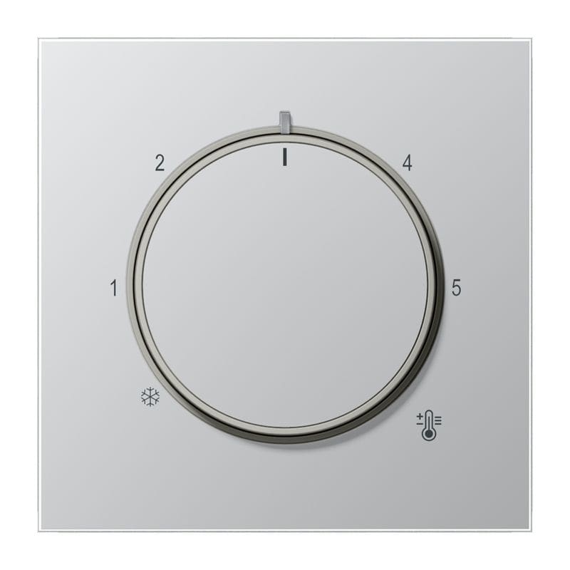 Jung - Enjoliveur pour thermostat rotatif / LS990 Alu