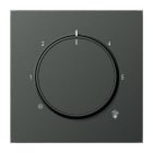 Jung - Enjoliveur pour thermostat rotatif / LS990 Anthra