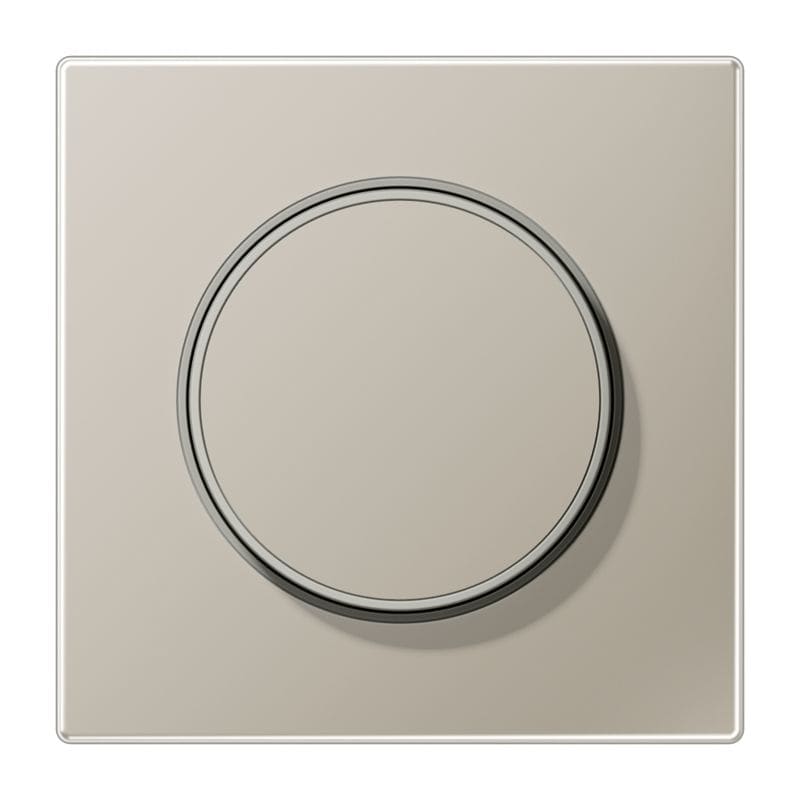 Jung - Enjoliveur pour variateur rotatif / LS 990 Métal Inox