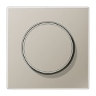 Jung - Enjoliveur pour variateur rotatif / LS 990 Métal Inox