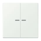 Jung - Enjo double touche à voyant pour méc BP-BCU F10 LSCD10xxxST / LS 990 LC 32024