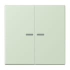 Jung - Enjo double touche à voyant pour méc BP-BCU F10 LSCD10xxxST / LS 990 LC 32042