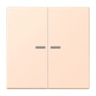 Jung - Enjo double touche à voyant pour méc BP-BCU F10 LSCD10xxxST / LS 990 LC 32091