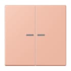 Jung - Enjo double touche à voyant pour méc BP-BCU F10 LSCD10xxxST / LS 990 LC 32102