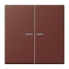 Jung - Enjo double touche à voyant pour méc BP-BCU F10 LSCD10xxxST / LS 990 LC 32120