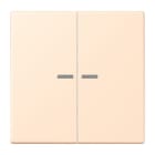 Jung - Enjo double touche à voyant pour méc BP-BCU F10 LSCD10xxxST / LS 990 LC 32123