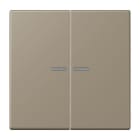 Jung - Enjo double touche à voyant pour méc BP-BCU F10 LSCD10xxxST / LS 990 LC 32141