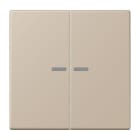 Jung - Enjo double touche à voyant pour méc BP-BCU F10 LSCD10xxxST / LS 990 LC 32142