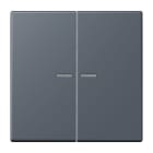 Jung - Enjo double touche à voyant pour méc BP-BCU F10 LSCD10xxxST / LS 990 LC 4320U