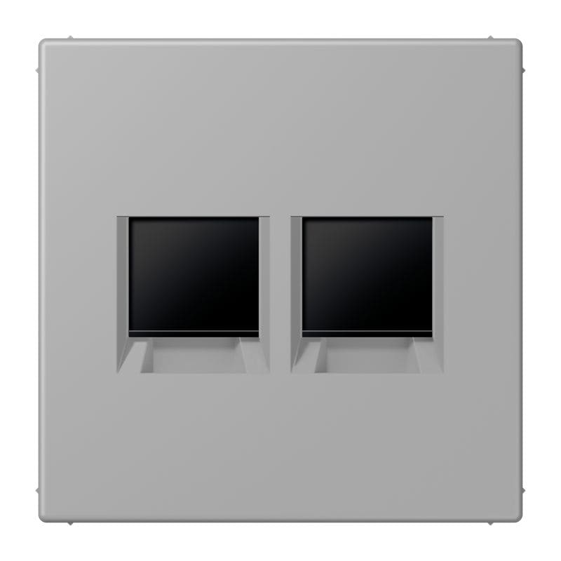 Jung - Enjo pour deux noyaux Modulear-Jack / LS 990 LC 32012