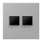 Jung - Enjo pour deux noyaux Modulear-Jack / LS 990 LC 32012