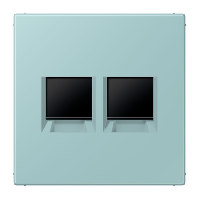 Jung - Enjo pour deux noyaux Modulear-Jack / LS 990 LC 32033