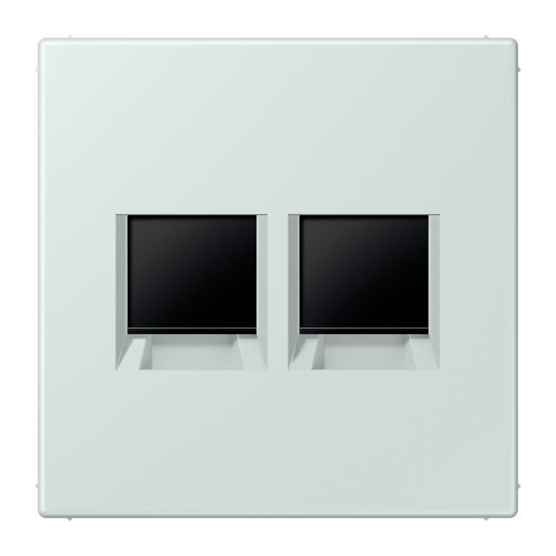 Jung - Enjo pour deux noyaux Modulear-Jack / LS 990 LC 32034
