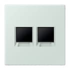 Jung - Enjo pour deux noyaux Modulear-Jack / LS 990 LC 32034