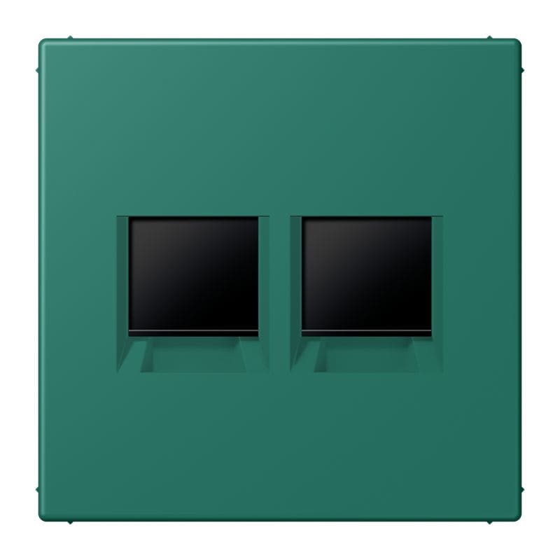 Jung - Enjo pour deux noyaux Modulear-Jack / LS 990 LC 32040