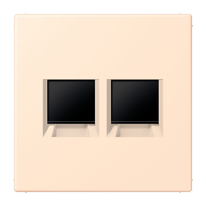 Jung - Enjo pour deux noyaux Modulear-Jack / LS 990 LC 32123