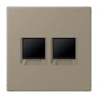 Jung - Enjo pour deux noyaux Modulear-Jack / LS 990 LC 32141