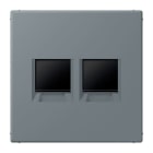 Jung - Enjo pour deux noyaux Modulear-Jack / LS 990 LC 4320H