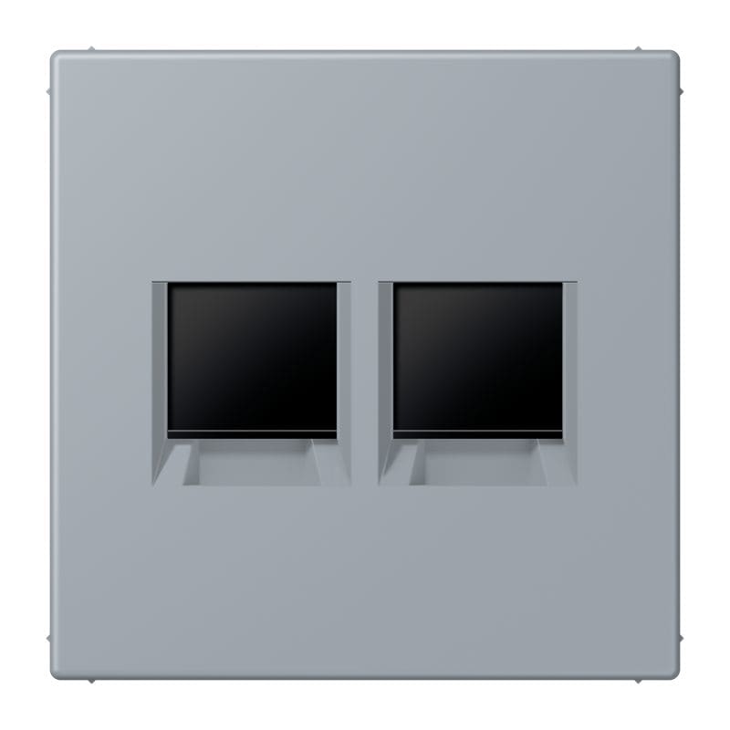 Jung - Enjo pour deux noyaux Modulear-Jack / LS 990 LC 4320O