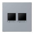 Jung - Enjo pour deux noyaux Modulear-Jack / LS 990 LC 4320O