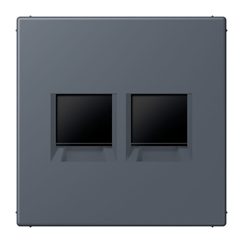 Jung - Enjo pour deux noyaux Modulear-Jack / LS 990 LC 4320U