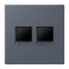 Jung - Enjo pour deux noyaux Modulear-Jack / LS 990 LC 4320U