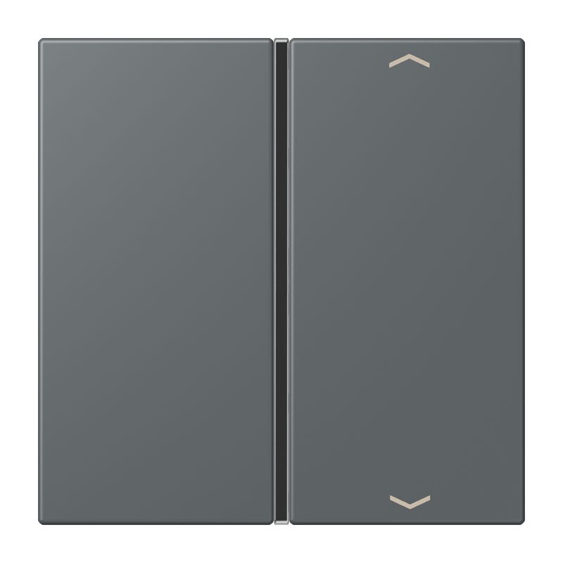 Jung - Touche 1 voie avec flèches platine F40 / LS 990 LC 32010