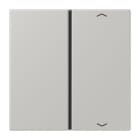 Jung - Touche 1 voie avec flèches platine F40 / LS 990 LC 32013