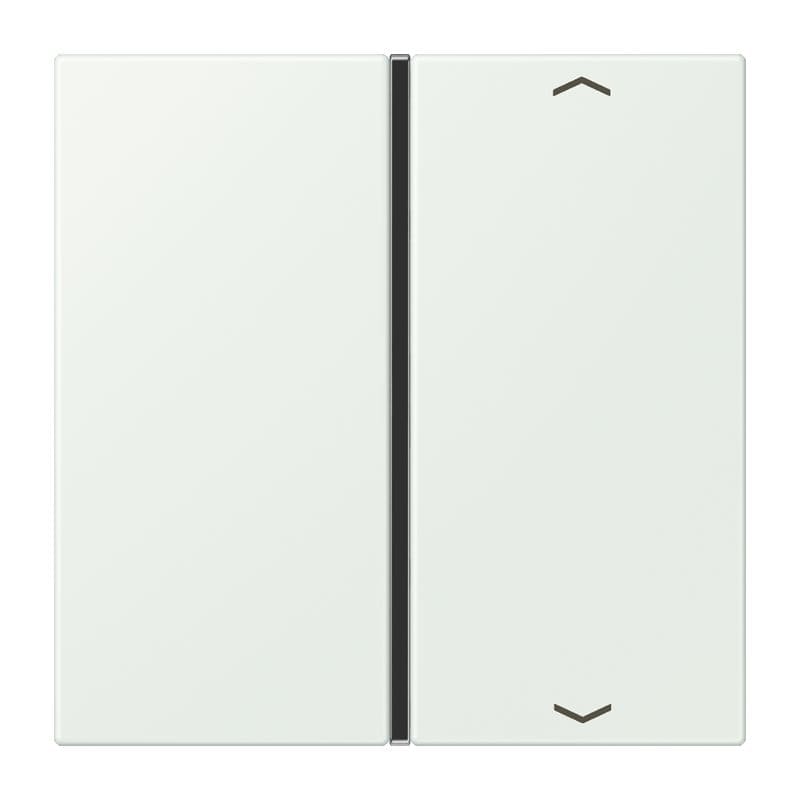 Jung - Touche 1 voie avec flèches platine F40 / LS 990 LC 32024