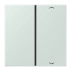 Jung - Touche 1 voie avec flèches platine F40 / LS 990 LC 32034