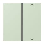 Jung - Touche 1 voie avec flèches platine F40 / LS 990 LC 32042