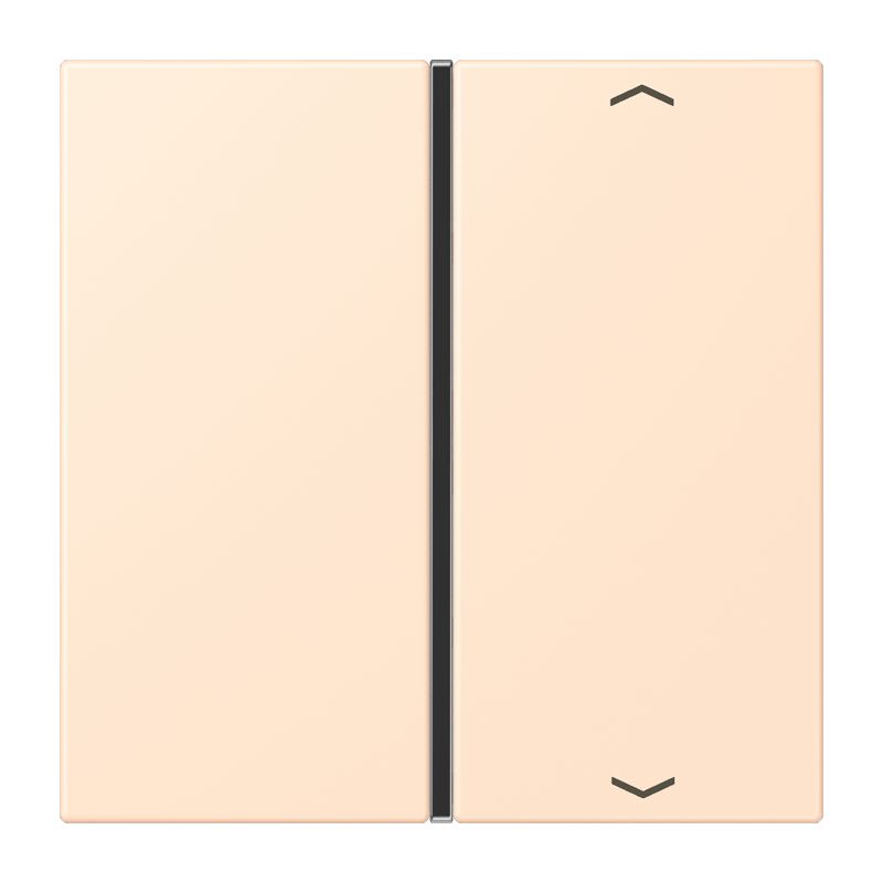 Jung - Touche 1 voie avec flèches platine F40 / LS 990 LC 32123