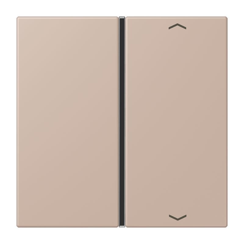 Jung - Touche 1 voie avec flèches platine F40 / LS 990 LC 32131