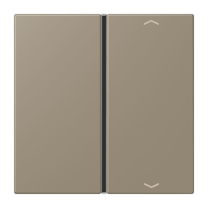 Jung - Touche 1 voie avec flèches platine F40 / LS 990 LC 32141