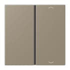 Jung - Touche 1 voie avec flèches platine F40 / LS 990 LC 32141