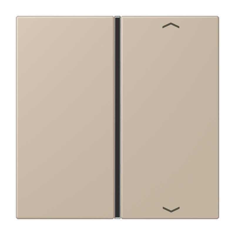 Jung - Touche 1 voie avec flèches platine F40 / LS 990 LC 32142