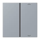 Jung - Touche 1 voie avec flèches platine F40 / LS 990 LC 4320O