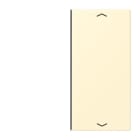 Jung - Touche 2 voies avec flèches platine F40 / LS 990 LC 32001