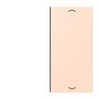 Jung - Touche 2 voies avec flèches platine F40 / LS 990 LC 32091