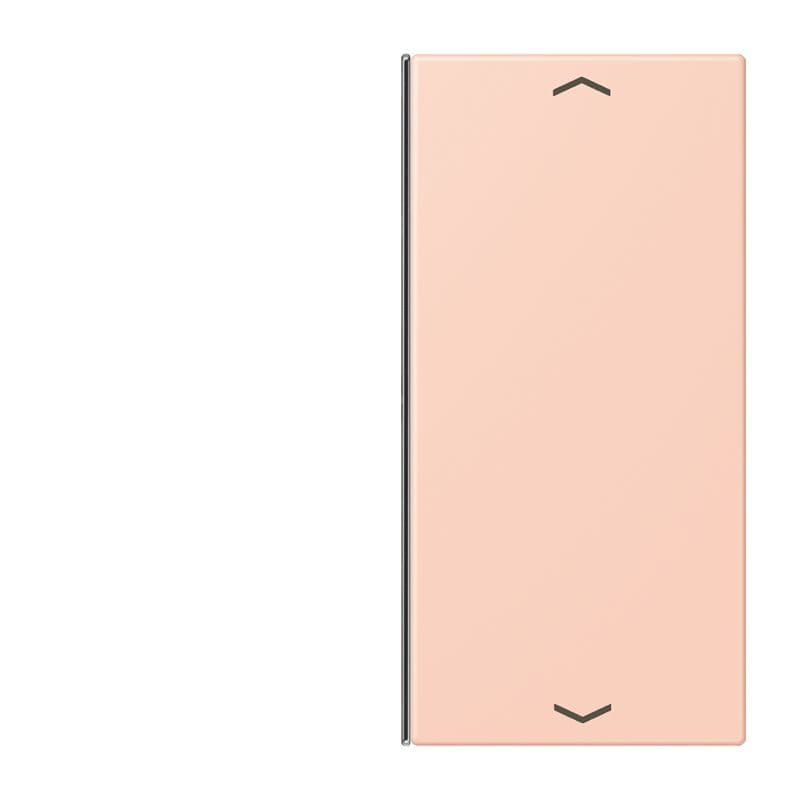 Jung - Touche 2 voies avec flèches platine F40 / LS 990 LC 32114