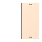 Jung - Touche 2 voies avec flèches platine F40 / LS 990 LC 32123