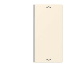 Jung - Touche 2 voies avec flèches platine F40 / LS 990 LC 4320B