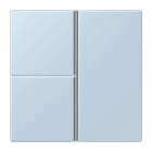 Jung - Kit touche complet 3 voies platineF40 / LS 990 LC 32022