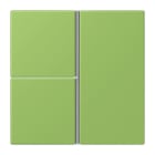 Jung - Kit touche complet 3 voies platineF40 / LS 990 LC 32051