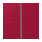 Jung - Kit touche complet 3 voies platineF40 / LS 990 LC 32100